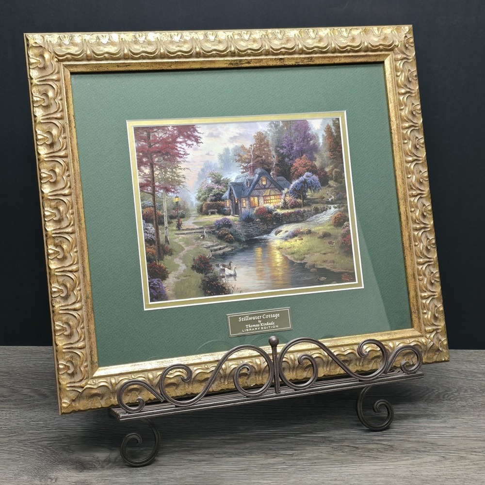 Thomas Kinkade "Stillwater Cottage" 18"x16" Framed/Matted - New/Box Not Included